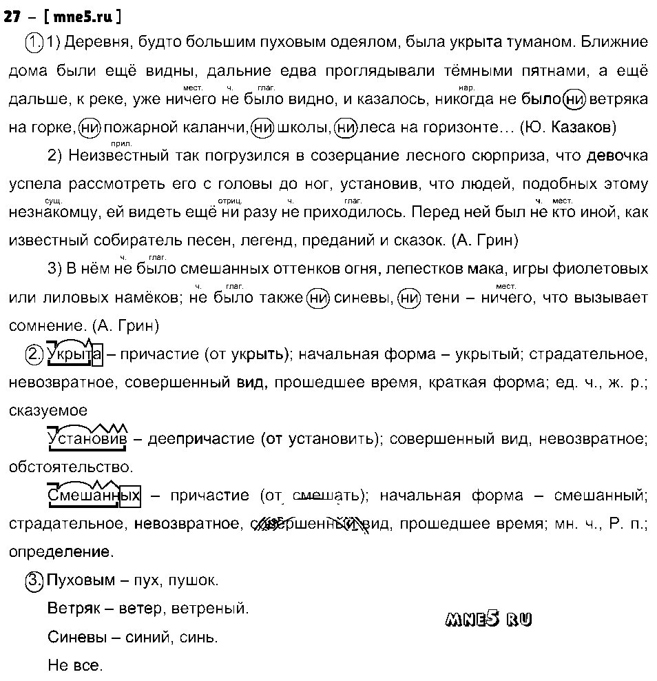 ГДЗ Русский язык 8 класс - 27