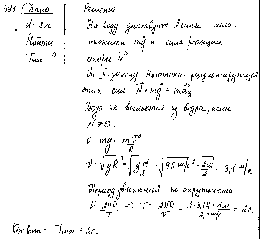 ГДЗ Физика 7 класс - 391