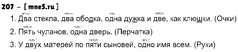 ГДЗ Русский язык 4 класс - 207