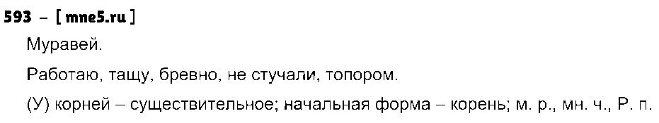 ГДЗ Русский язык 3 класс - 593