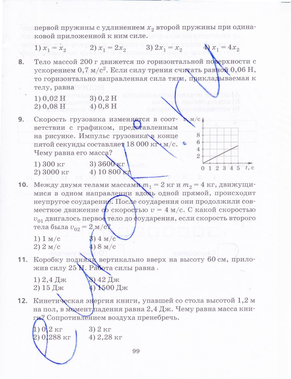 ГДЗ Физика 9 класс - стр. 99