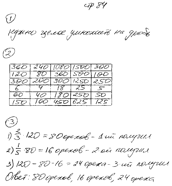 ГДЗ Математика 5 класс - стр. 84