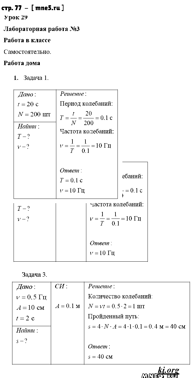 ГДЗ Физика 9 класс - стр. 77