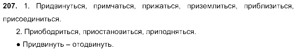 ГДЗ Русский язык 6 класс - 207