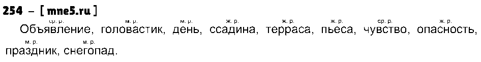 ГДЗ Русский язык 3 класс - 254