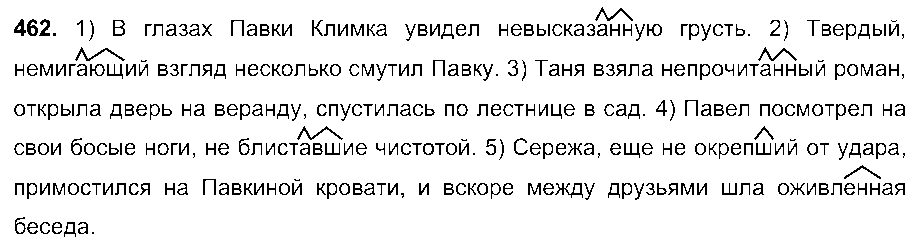 ГДЗ Русский язык 6 класс - 462