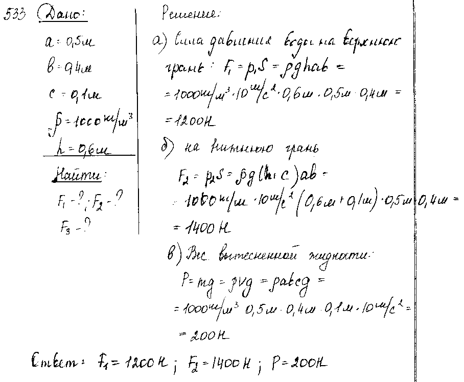 ГДЗ Физика 9 класс - 533
