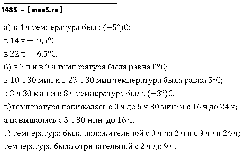 ГДЗ Математика 6 класс - 1485