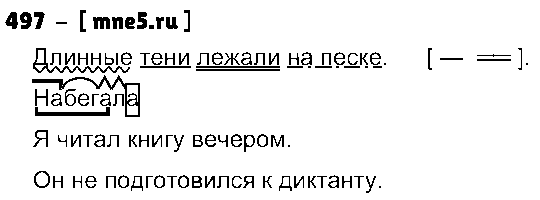 ГДЗ Русский язык 4 класс - 497