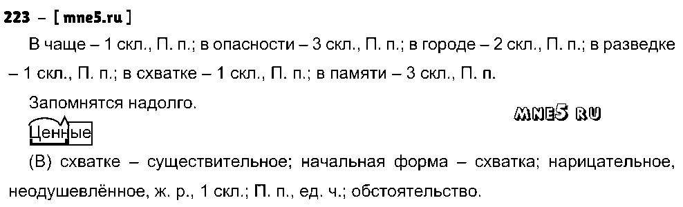 ГДЗ Русский язык 4 класс - 223