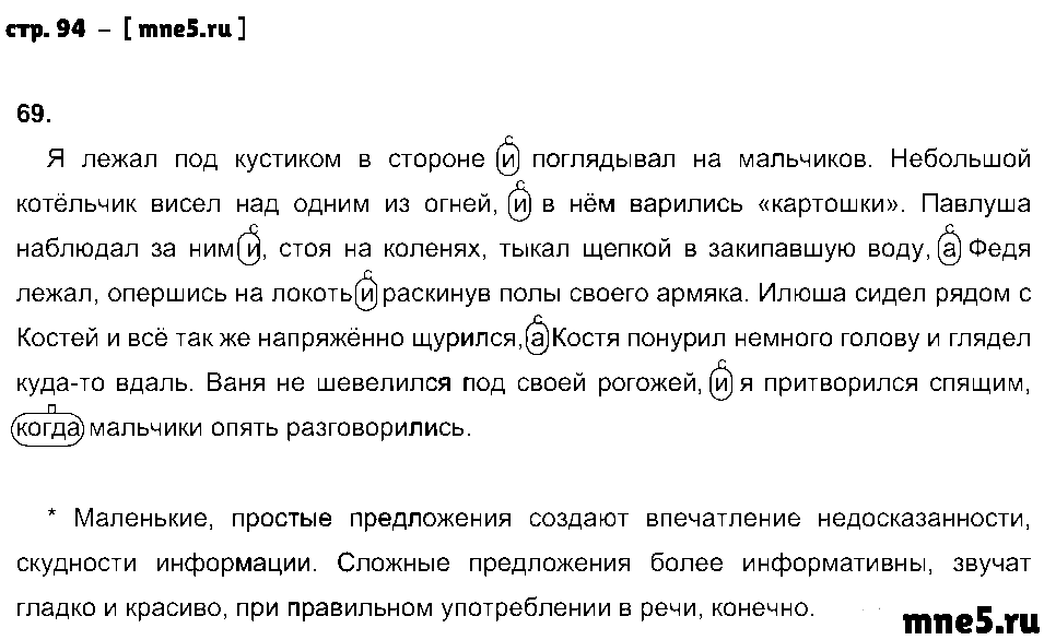 ГДЗ Русский язык 7 класс - стр. 94