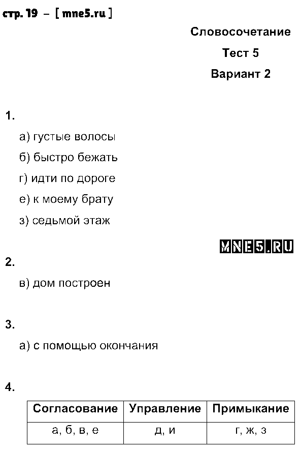 ГДЗ Русский язык 8 класс - стр. 19