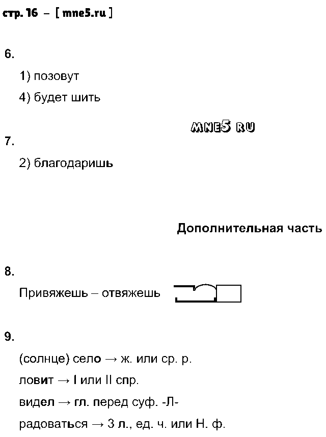 ГДЗ Русский язык 4 класс - стр. 16