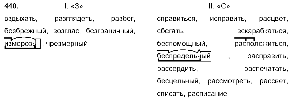 ГДЗ Русский язык 5 класс - 440
