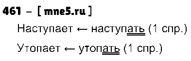 ГДЗ Русский язык 4 класс - 461