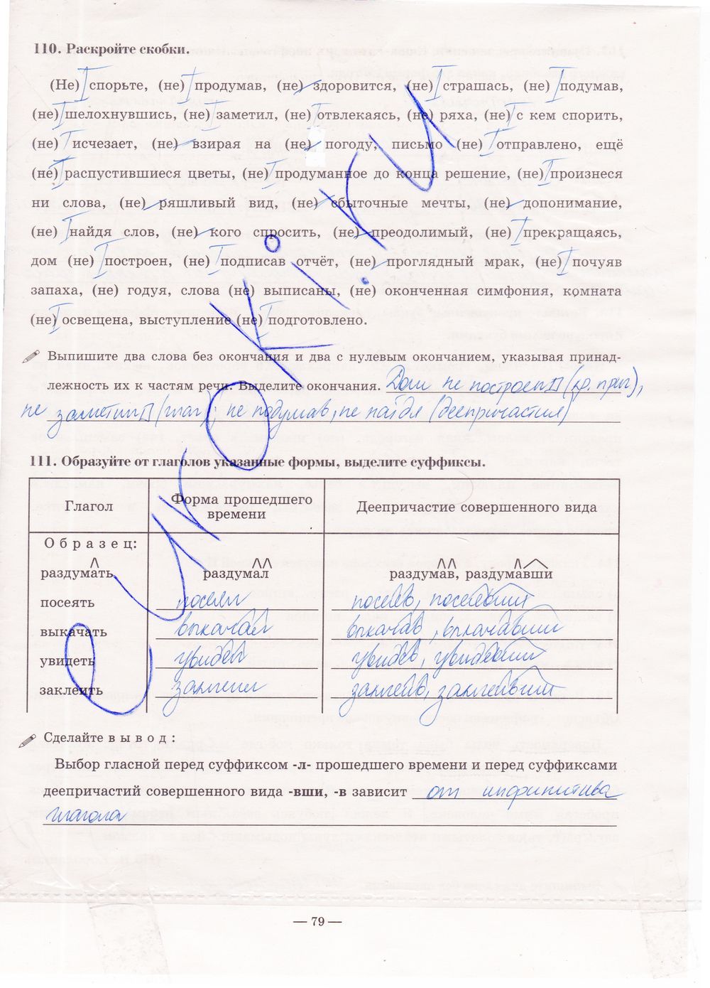 ГДЗ Русский язык 7 класс - стр. 79