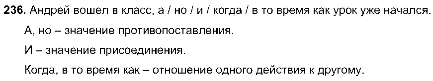ГДЗ Русский язык 5 класс - 236