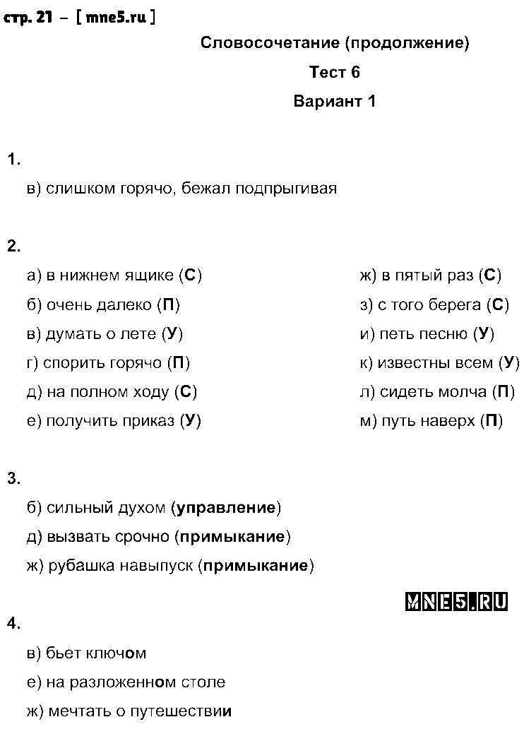 ГДЗ Русский язык 8 класс - стр. 21