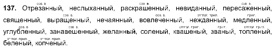 ГДЗ Русский язык 7 класс - 137