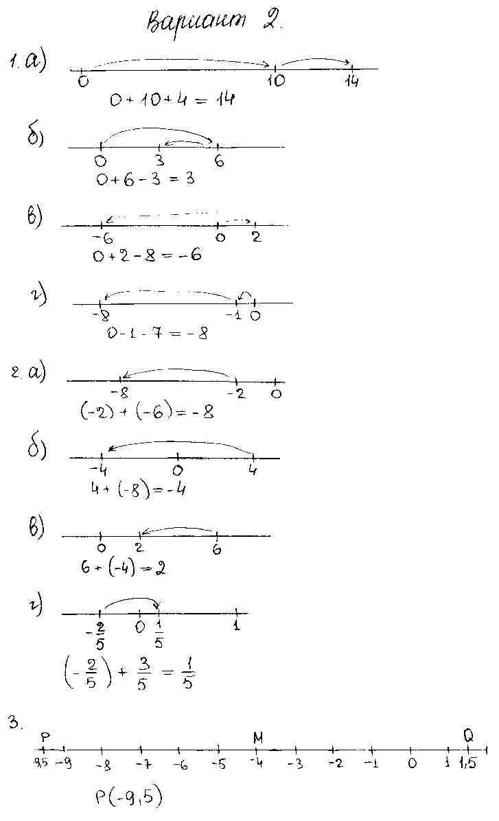 ГДЗ Математика 6 класс - Вариант 2