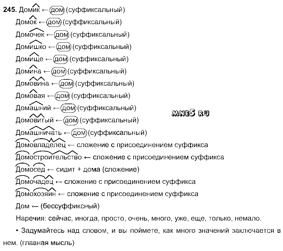ГДЗ Русский язык 9 класс - 245