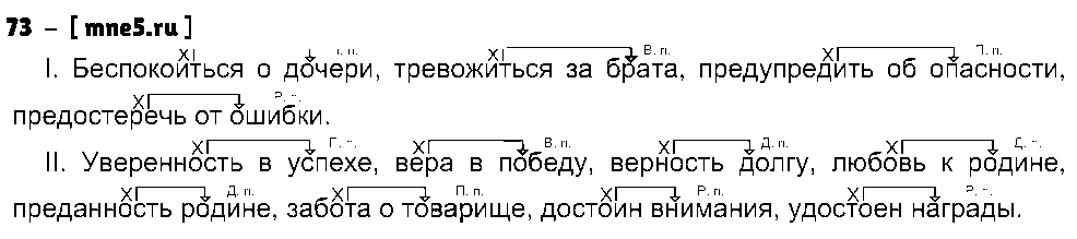 ГДЗ Русский язык 8 класс - 73