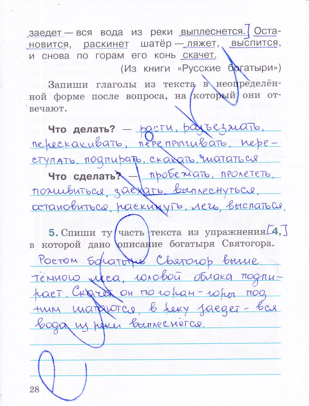 ГДЗ Русский язык 4 класс - стр. 28