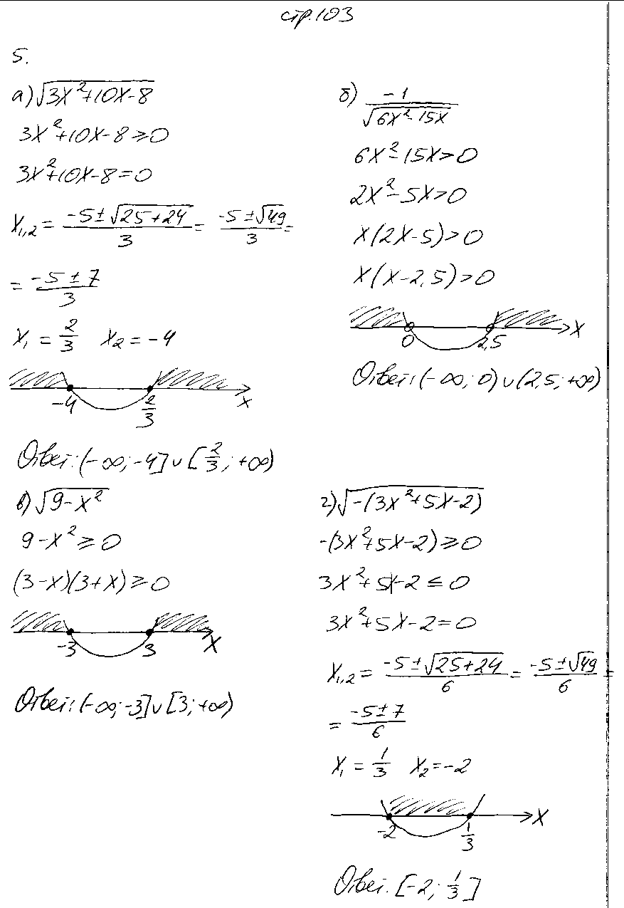 ГДЗ Алгебра 8 класс - стр. 103