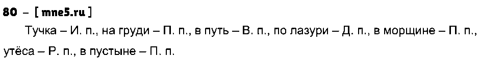 ГДЗ Русский язык 3 класс - 80