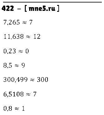 ГДЗ Математика 5 класс - 422