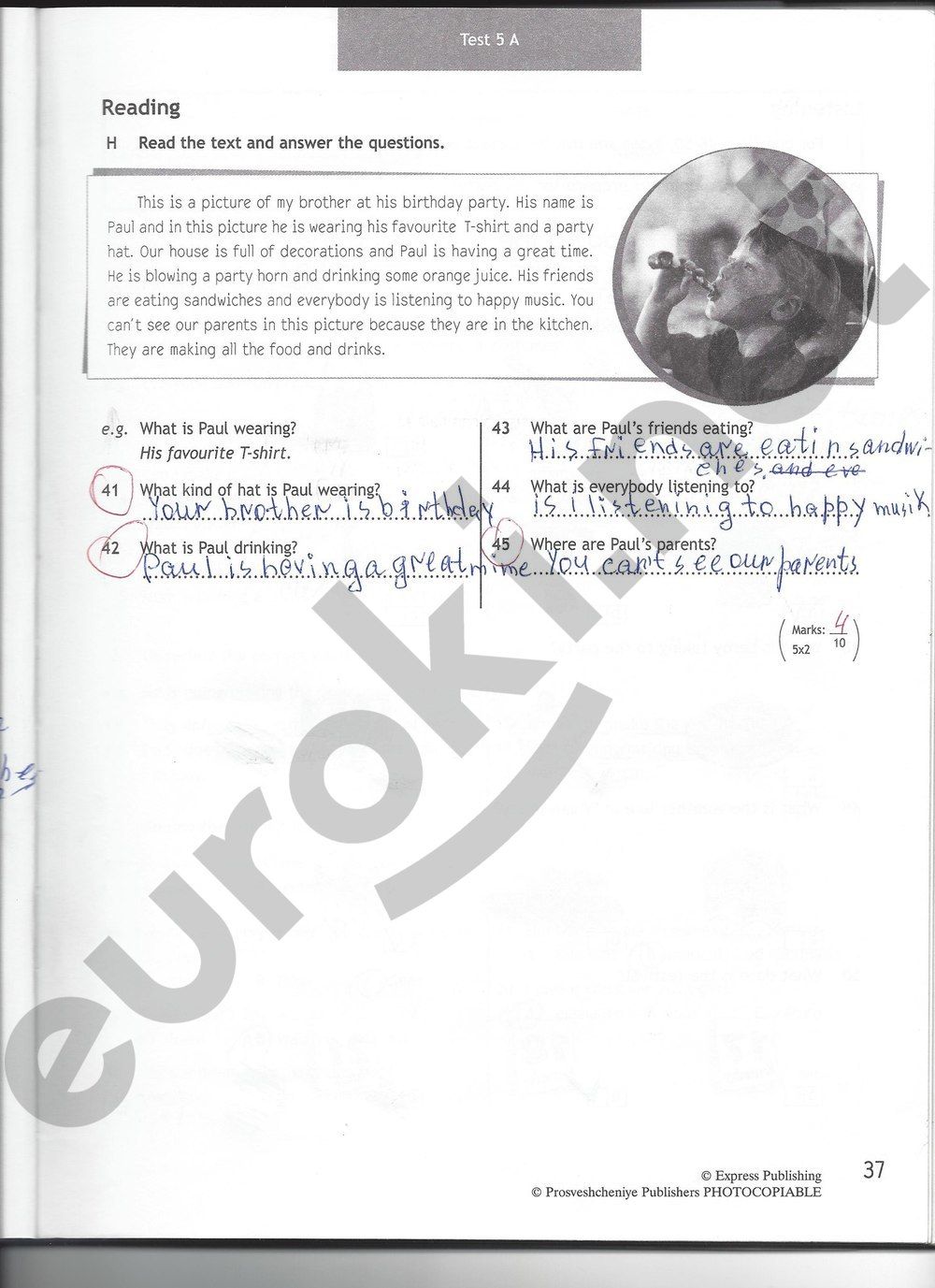 ГДЗ Английский 6 класс - стр. 37