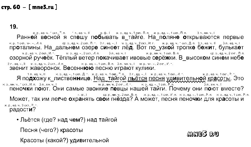 ГДЗ Русский язык 4 класс - стр. 60