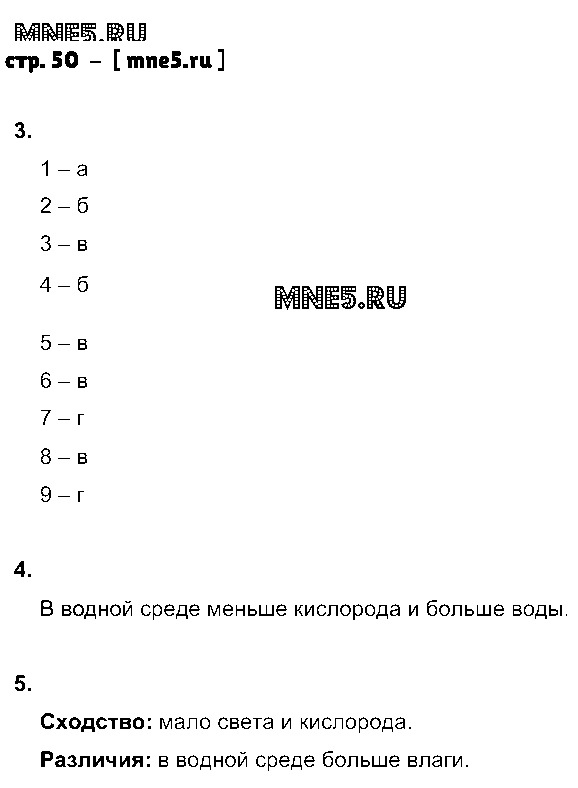 ГДЗ Биология 5 класс - стр. 50