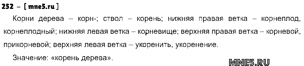 ГДЗ Русский язык 5 класс - 252