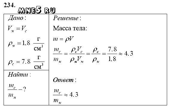 ГДЗ Физика 7 класс - 234