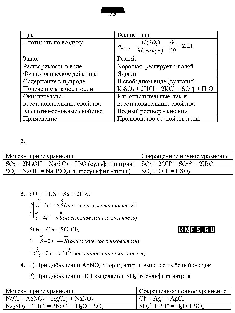 ГДЗ Химия 9 класс - стр. 33
