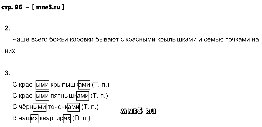 ГДЗ Русский язык 4 класс - стр. 96