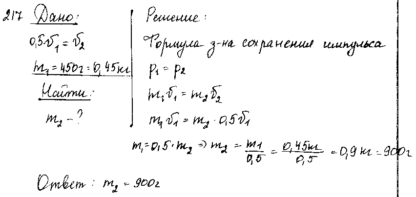 ГДЗ Физика 9 класс - 217