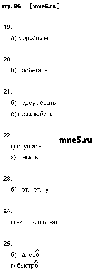 ГДЗ Русский язык 4 класс - стр. 96