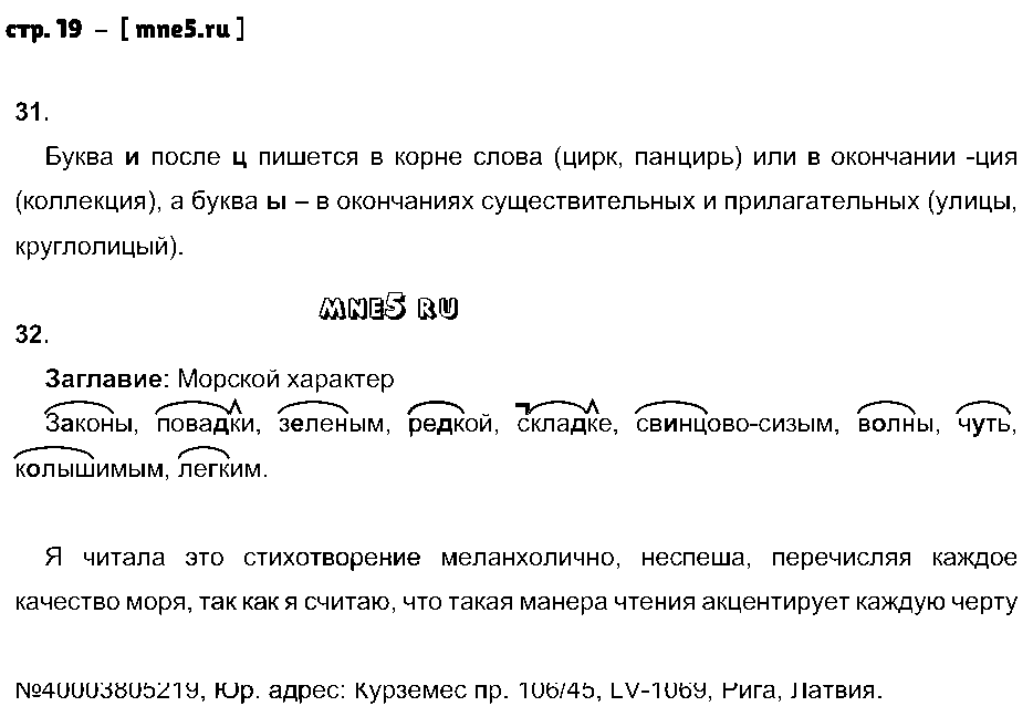 ГДЗ Русский язык 7 класс - стр. 19