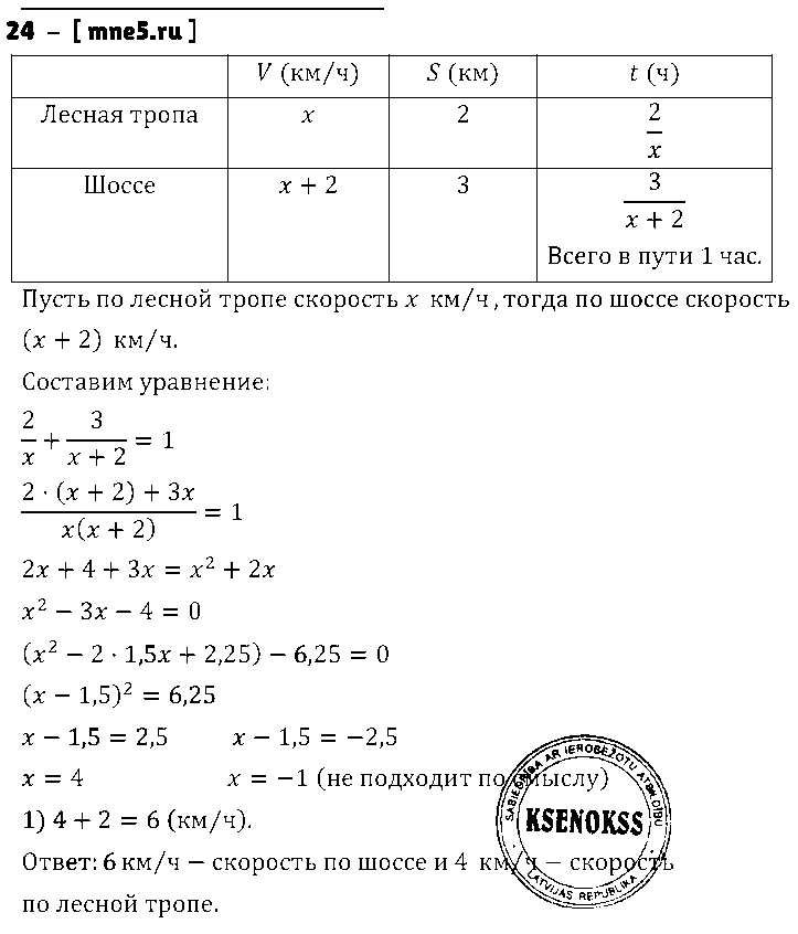 ГДЗ Алгебра 8 класс - 24