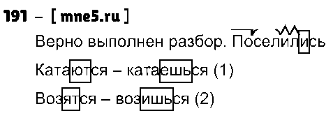 ГДЗ Русский язык 4 класс - 191
