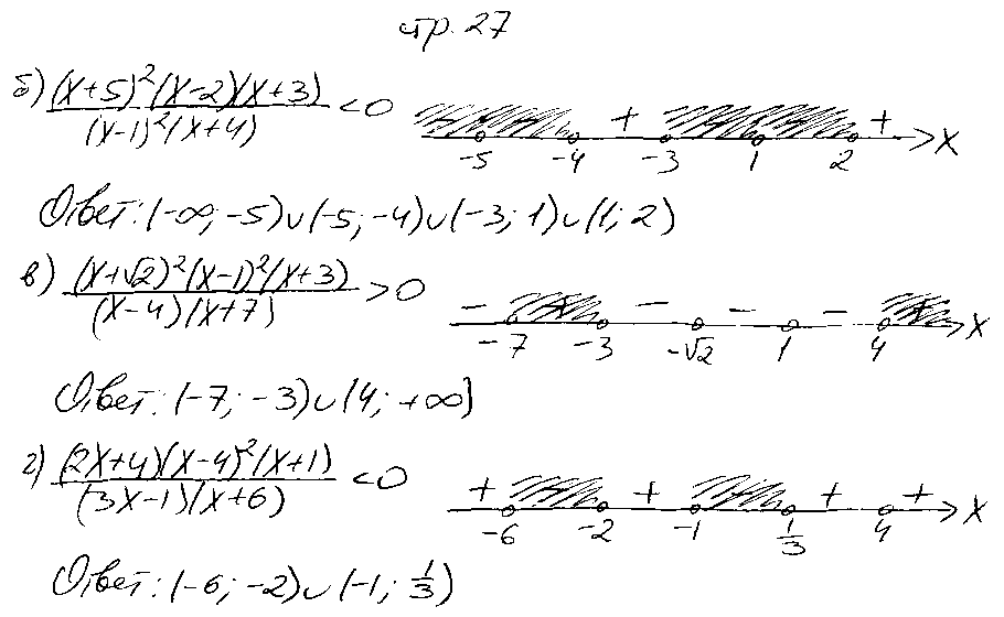 ГДЗ Алгебра 9 класс - стр. 27