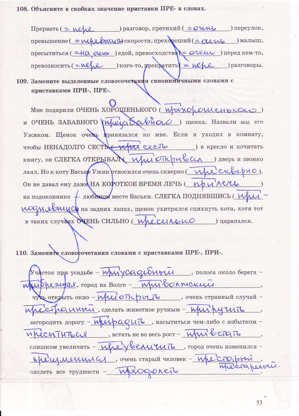 ГДЗ Русский язык 6 класс - стр. 53