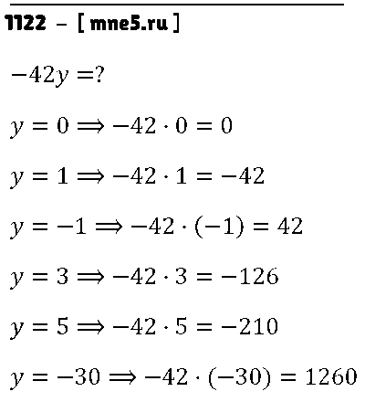 ГДЗ Математика 6 класс - 1122