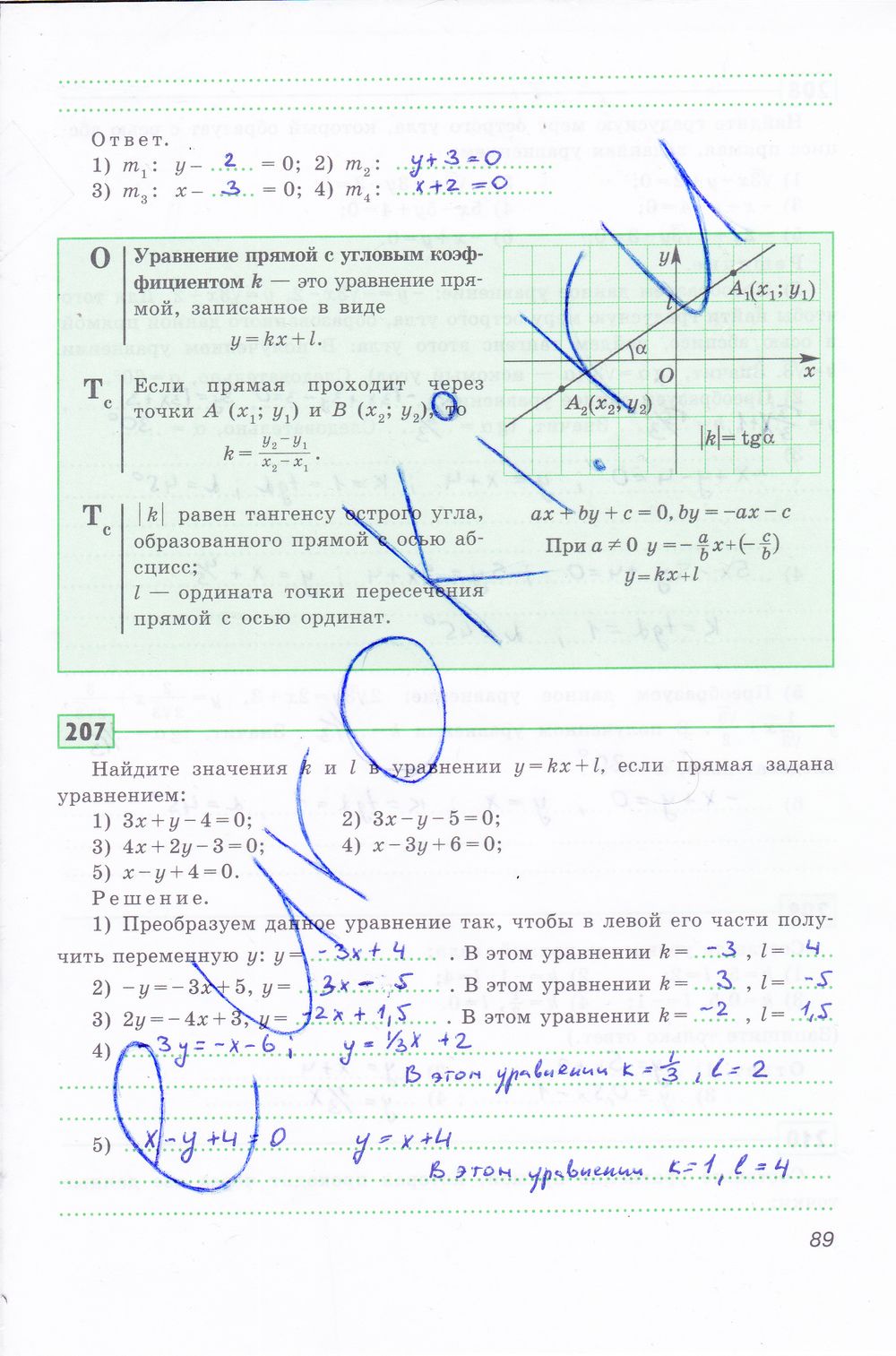 ГДЗ Геометрия 8 класс - стр. 89