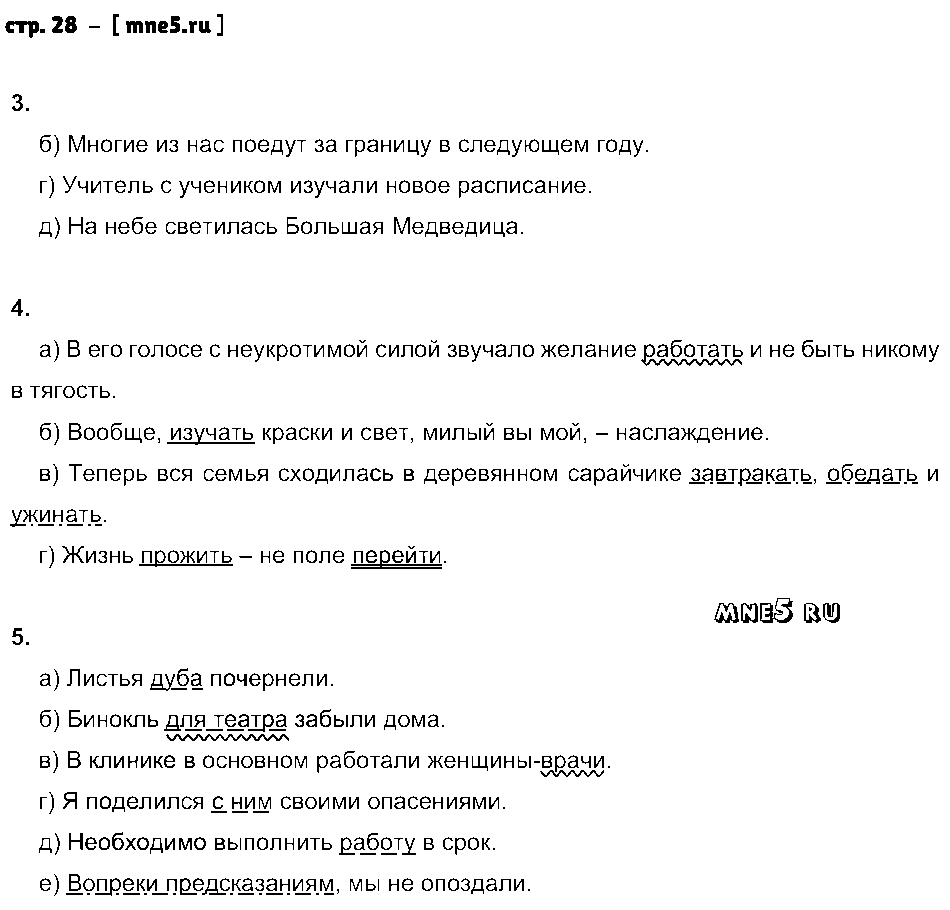 ГДЗ Русский язык 8 класс - стр. 28
