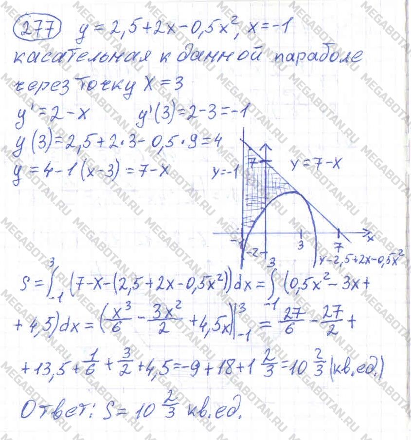 ГДЗ Алгебра 11 класс - 277