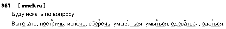 ГДЗ Русский язык 4 класс - 361