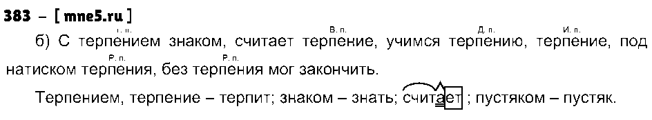 ГДЗ Русский язык 3 класс - 383